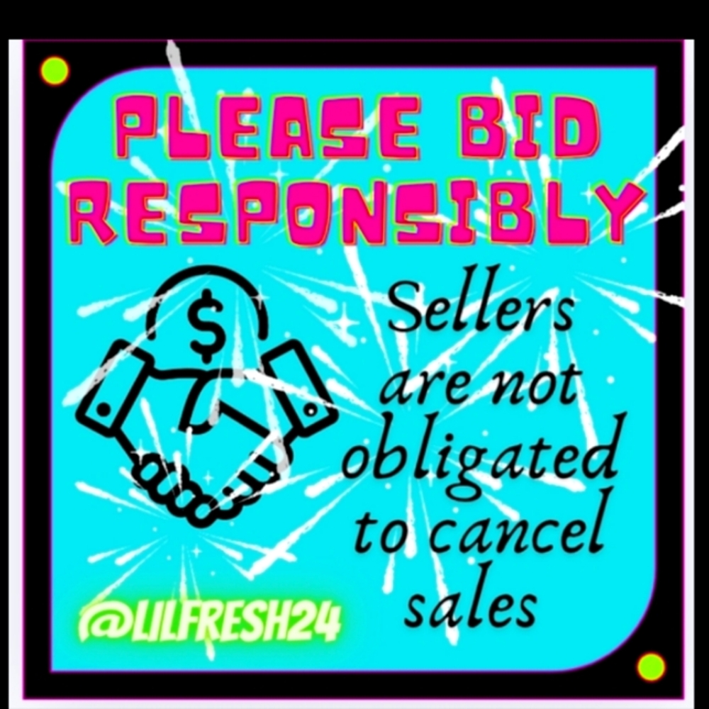 Bid Responsibly Sign